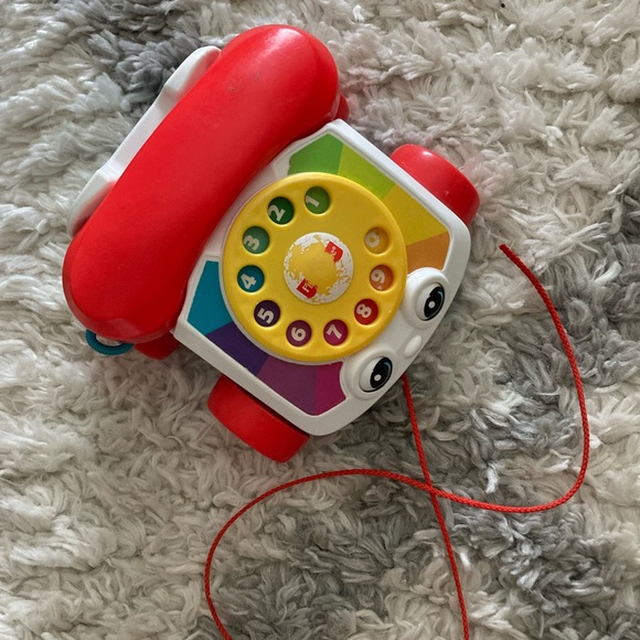 Fisher-Price Chatter phone Pull Toy Phone with Rotary Dial 📞 - Picture 4 of 4